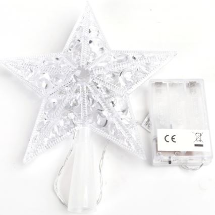 Aigostar - LED RGBY joulutähti 10xLED/3xAA