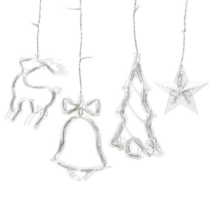 Aigostar - LED RGBY ulkokäyttöinen valosarja 120 LED / 8 toimintoa 3 x 0,6 m IP44 monivärinen + kaukosäädin