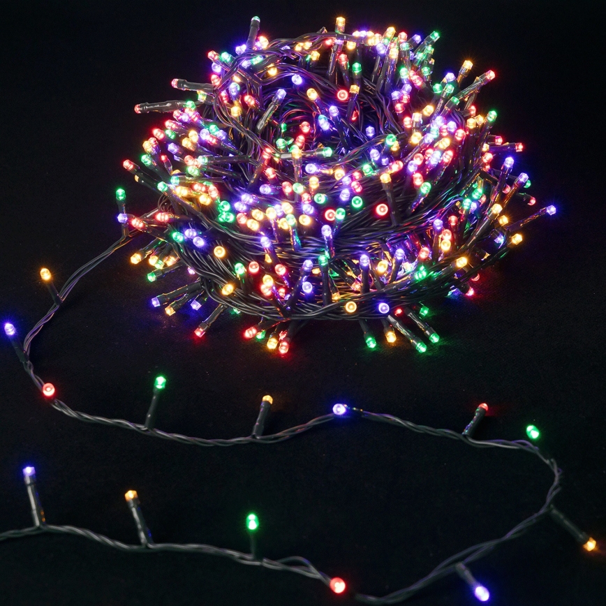 Aigostar - LED RGBY ulkokäyttöön soveltuva jouluvalosarja 600 LED/8 toimintoa 30 m IP44