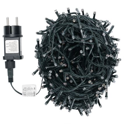 Aigostar - LED RGBY ulkokäyttöön soveltuva jouluvalosarja 600 LED/8 toimintoa 30 m IP44