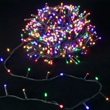 Aigostar - LED-ulkokäyttöön sopiva joulun valoketju 200 x LED, 8 toimintoa, 20 m, IP44, monivärinen