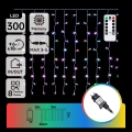 Aigostar - LED RGBY Ulkokäyttöinen jouluvaloketju 300xLED/8 toimintoa 3x1m IP44 + kaukosäädin