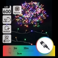Aigostar - LED RGBY ulkokäyttöön soveltuva jouluvalosarja 600 LED/8 toimintoa 30 m IP44