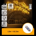 Aigostar - LED Seinäkoriste 144xLED/5W/5V lämpimänvalkoinen