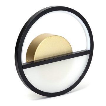 Aigostar - LED-seinävalaisin LED/13,5W/230V 6500K musta/kulta