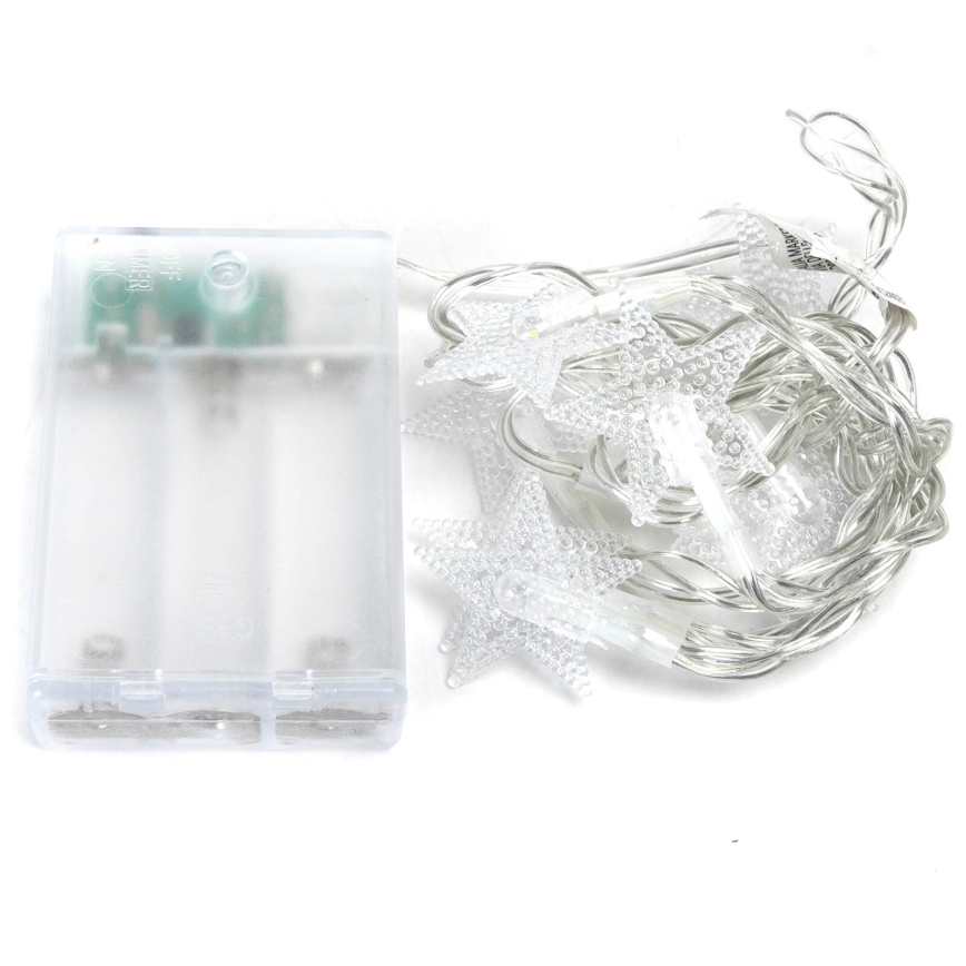 Aigostar - LED-tähtivalosarja 20xLED/3xAA 3,3m