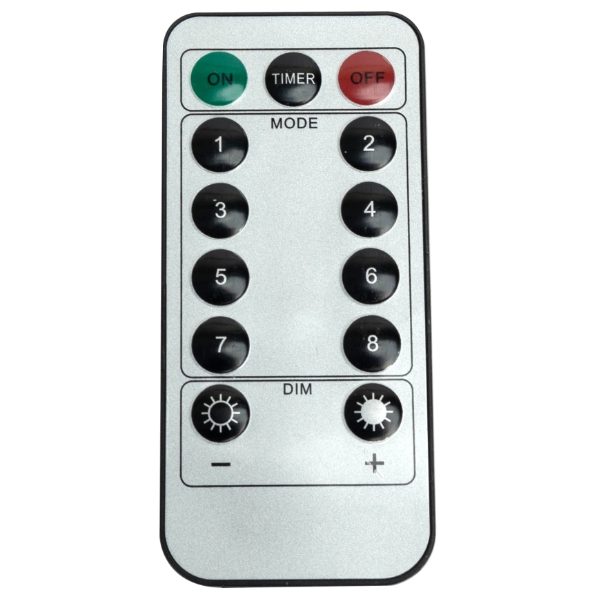 Aigostar - LED-ulkovalosarja 120 LED / 8 toimintoa 3×0,7 m IP44 kylmänvalkoinen + kaukosäädin