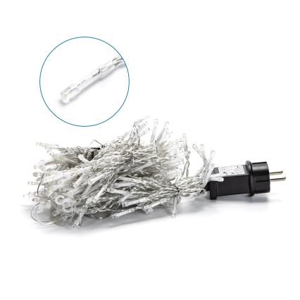 Aigostar - LED-ulkojouluketju 200xLED/8 toiminnot 5x2m IP44 lämpimänvalkoinen