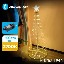 Aigostar - LED-ulkojoulukoriste LED/3,6W/31/230V 2700K 150 cm IP44