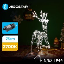 Aigostar - LED-ulkojoulukoriste LED/3,6W/31/230V 2700K 75 cm IP44 poro