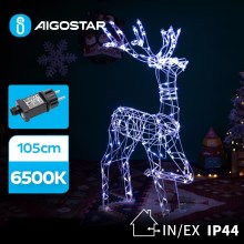 Aigostar - LED-ulkojoulukoriste LED/3,6W/31/230V 6500K 105 cm IP44 poro