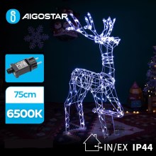 Aigostar - LED-ulkojoulukoriste LED/3,6W/31/230V 6500K 75 cm IP44 poro