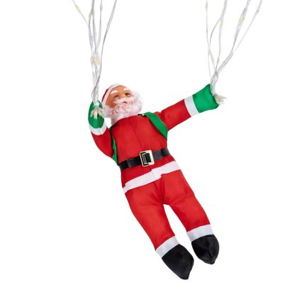 Aigostar - LED-ulkojoulukoriste LED/3xAA IP44 Joulupukki