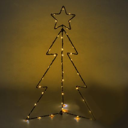 Aigostar - LED-ulkojouluvalaisin LED/3,6W/230V 60 cm IP44 lämmin valkoinen