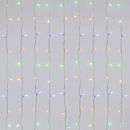 Aigostar - LED ulkokäyttöön tarkoitettu jouluköynnös 120 x LED / 8 toimintoa 3 x AA 3,9 x 1,2 m IP44 monivärinen
