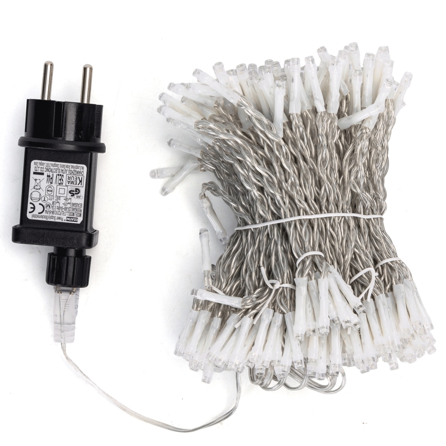 Aigostar - LED-ulkoketju 288xLED/8 toimintoa 1,5x1,8m IP44 kylmänvalkoinen