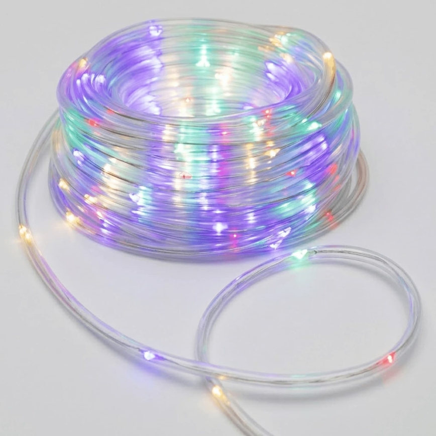 Aigostar - LED-ulkojouluvaloketju 50xLED/8 toimintoa 3xAA 5,3m IP44 monivärinen