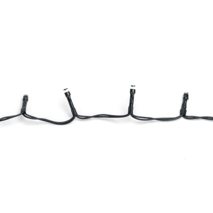 Aigostar - LED-ulkojouluvalosarja 100 LEDiä / 8 toimintoa 3xAA 5,3 m IP44 lämmin valkoinen