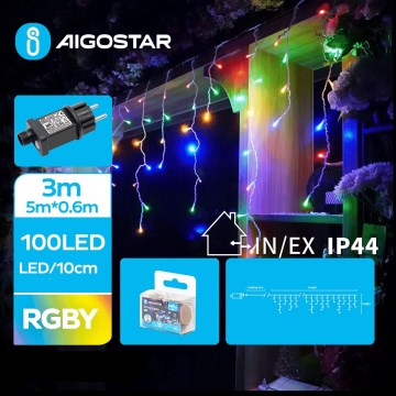Aigostar - LED-ulkojouluvalosarja 100xLED/8 toimintoa 8x0,6m IP44 monivärinen