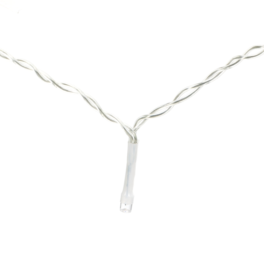 Aigostar - LED-ulkojouluvaloketju 120xLED/6W/230V/8 toimintoa 3x0,6m IP44 kylmänvalkoinen + kauko-ohjain