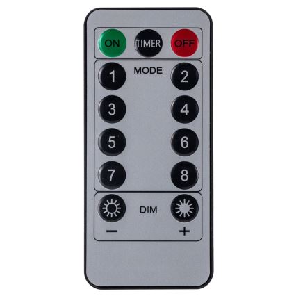 Aigostar - LED-ulkojouluvalosarja 120xLED/8 toimintoa 3x0,6 m IP44 lämmin valkoinen + kaukosäädin