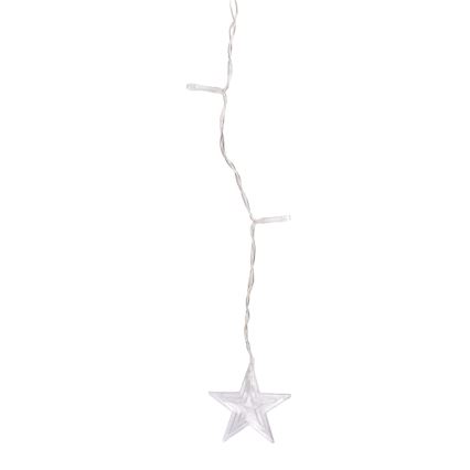 Aigostar - LED ulkokäyttöinen jouluköynnös 168xLED/8 toimintoa 3x1,5m IP44 lämmin valkoinen tähdet