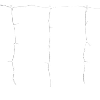 Aigostar - LED-ulkoketju 200xLED/3,6W/230V/8 toimintoa 10x0,4m IP44 kylmänvalkoinen