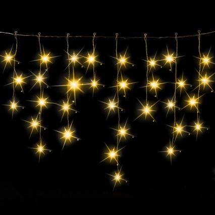 Aigostar - LED-ulkojouluvalosarja 200xLED 8x0,6m IP44 lämmin valkoinen