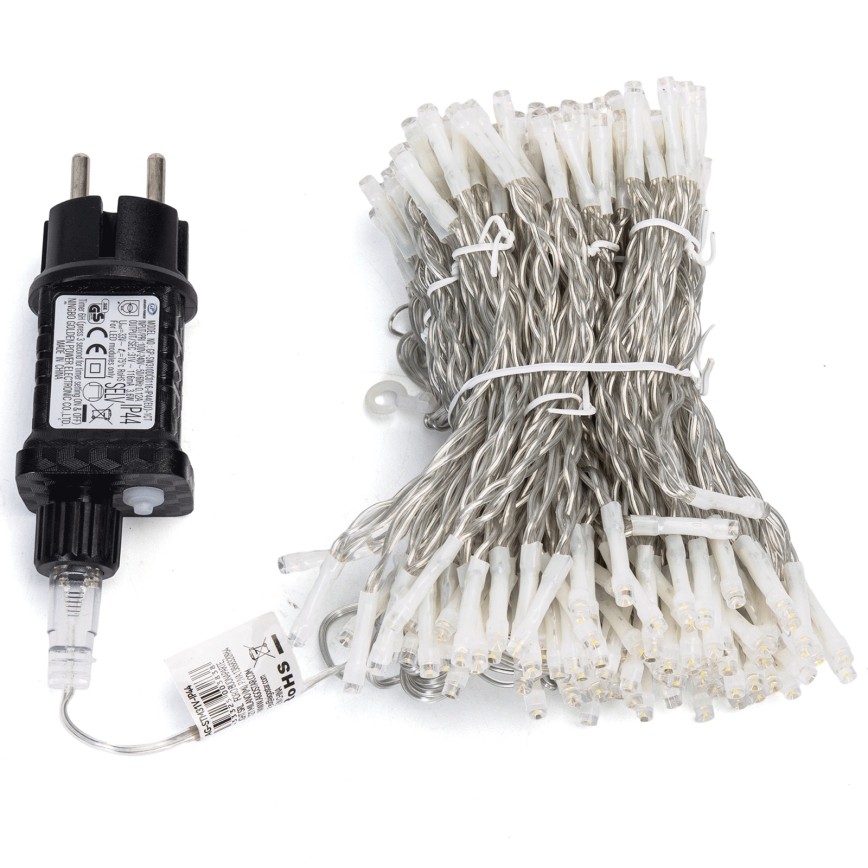 Aigostar - LED-ulkovaloketju 234xLED/8 toimintoa 1,2x1,8 m IP44 kylmä valkoinen