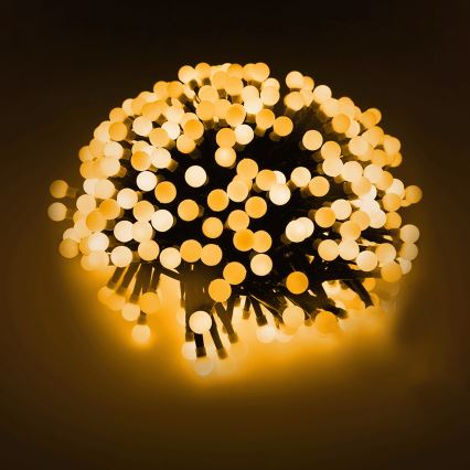 Aigostar - LED-ulkojouluvalosarja 25x LED / 8 toimintoa 3xAA 2,8 m IP44 lämmin valkoinen
