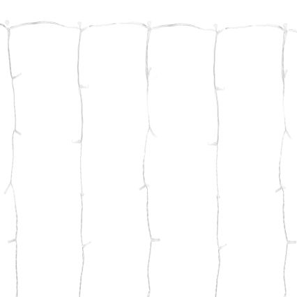 Aigostar - LED-ulkojouluvaloketju 300xLED/8 toimintoa 3x1m IP44 kylmänvalkoinen + kaukosäädin