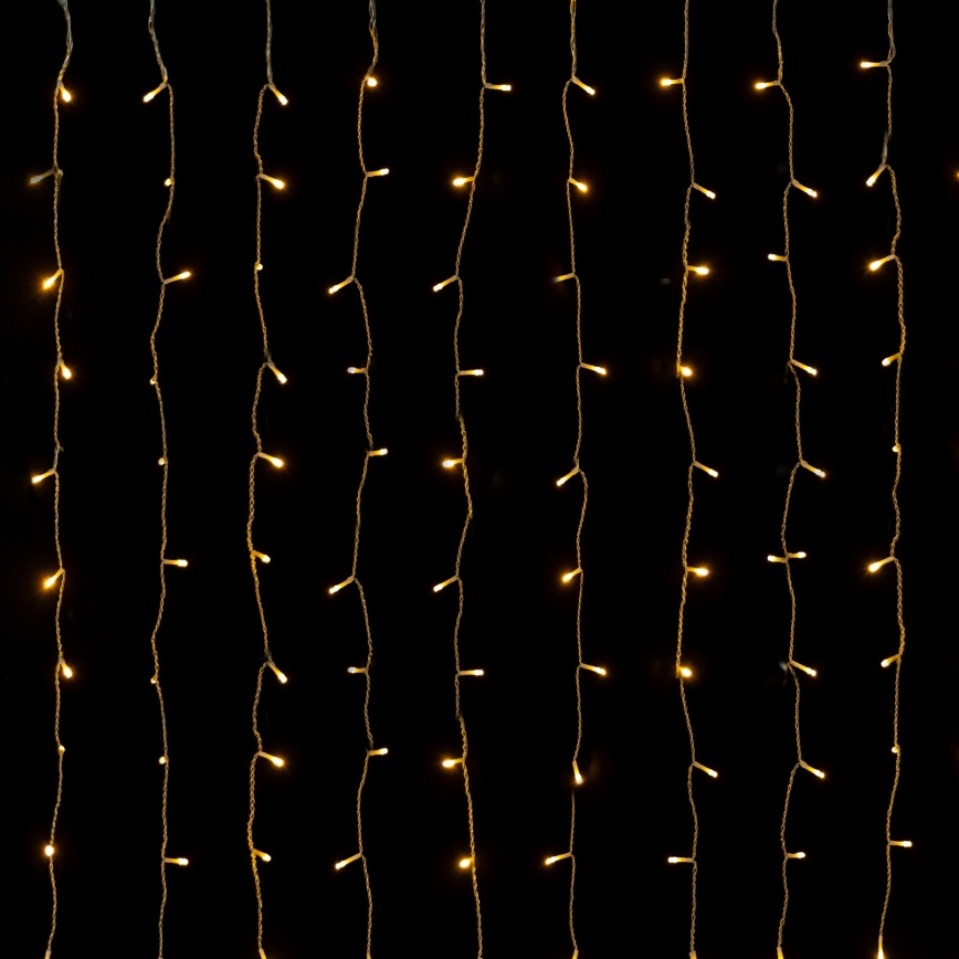 Aigostar - LED-ulkovaloköynnös 558xLED 3x1,8m IP44 lämmin valkoinen