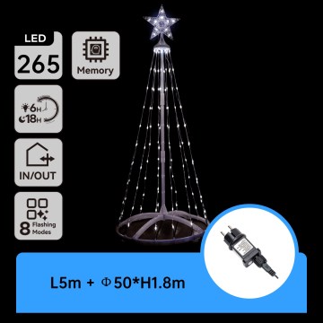 Aigostar - LED-ulkojouluvalosarja LED/3,6W/230V 180 cm IP44 kylmävalkoinen