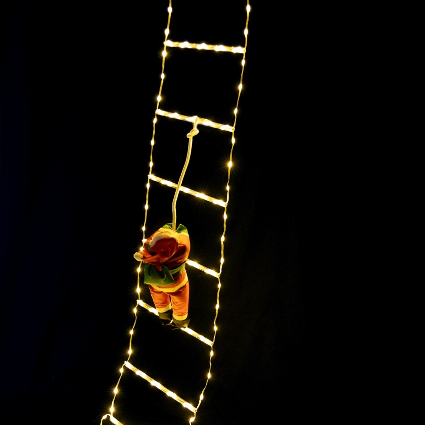 Aigostar - LED-ulkojouluvalosarja, 154 LEDiä, 8 toimintoa, 1,6 m, IP44, lämmin valkoinen