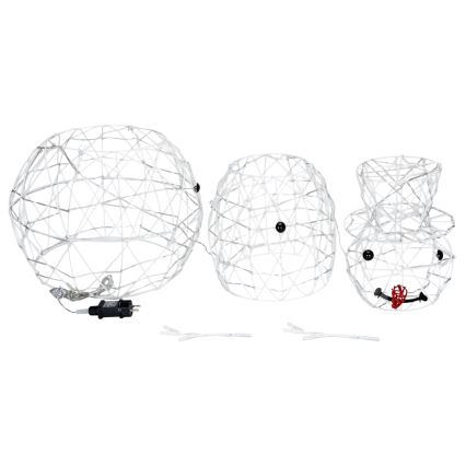 Aigostar - LED-ulkojoulukoriste LED/3,6W/31/230V 2700K 90 cm IP44 lumiukko