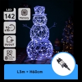 Aigostar - LED Ulkokäyttöinen joulukoriste LED/3,6W/31/230V 6500K 60 cm IP44 lumiukko