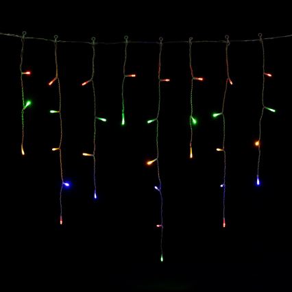 Aigostar - LED-joulukoristevalosarja ulkokäyttöön, 300 LED, 8 toimintoa, 3xAA, 18x0,6 m, IP44, monivärinen