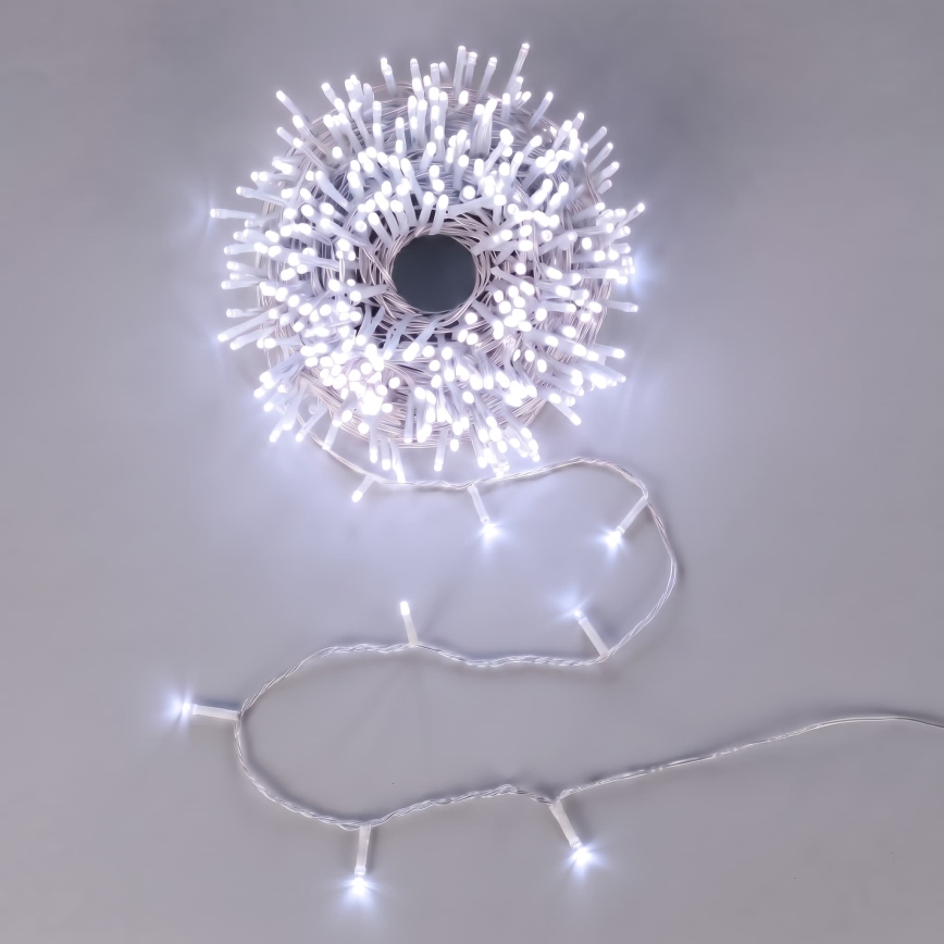 Aigostar - LED-ulkokäyttöinen jouluköynnös 150xLED/8 toimintoa 3xAA 5,3m IP44 sininen