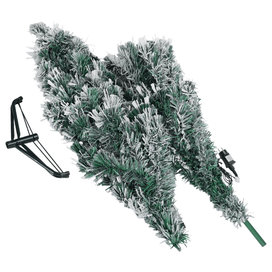 Aigostar - LED ulkokäyttöinen joulukuusi 245 LEDiä/8 toimintoa 2,1 m IP44 lämmin valkoinen