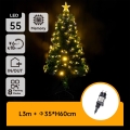 Aigostar - LED ulkokäyttöinen joulukuusi LED/3,6W/230V 60 cm IP44 lämmin valkoinen