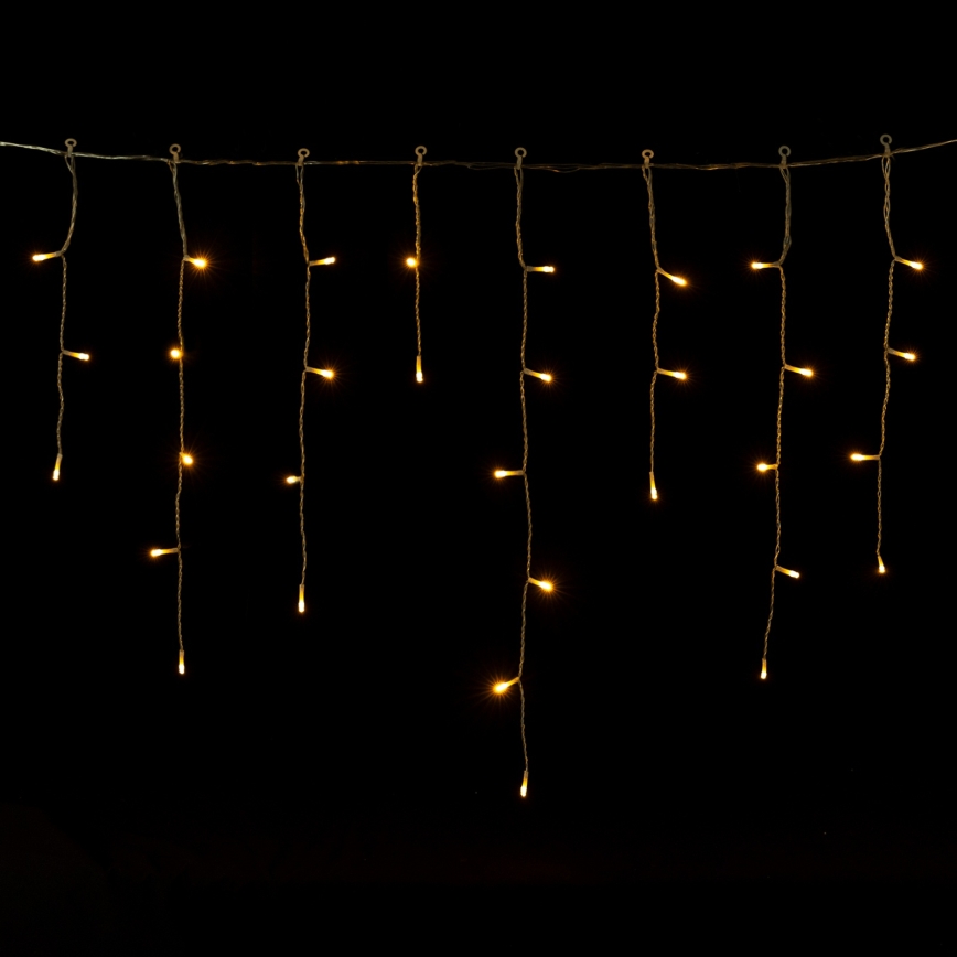 Aigostar - LED-ulkovaloketju 300 LEDiä / 8 toimintoa, 3 x AA-paristoa, 18 x 0,6 m, IP44, lämmin valkoinen