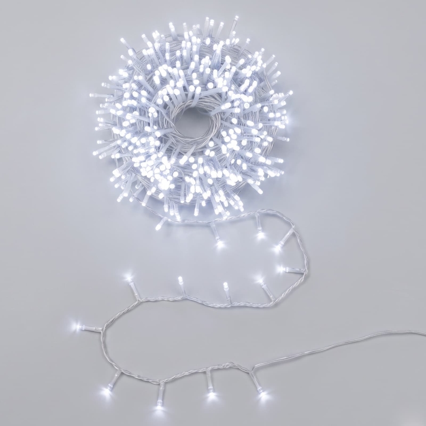 Aigostar - LED ulkokäyttöinen jouluvaloketju 400xLED/8 toimintoa 23m IP44 kylmänvalkoinen