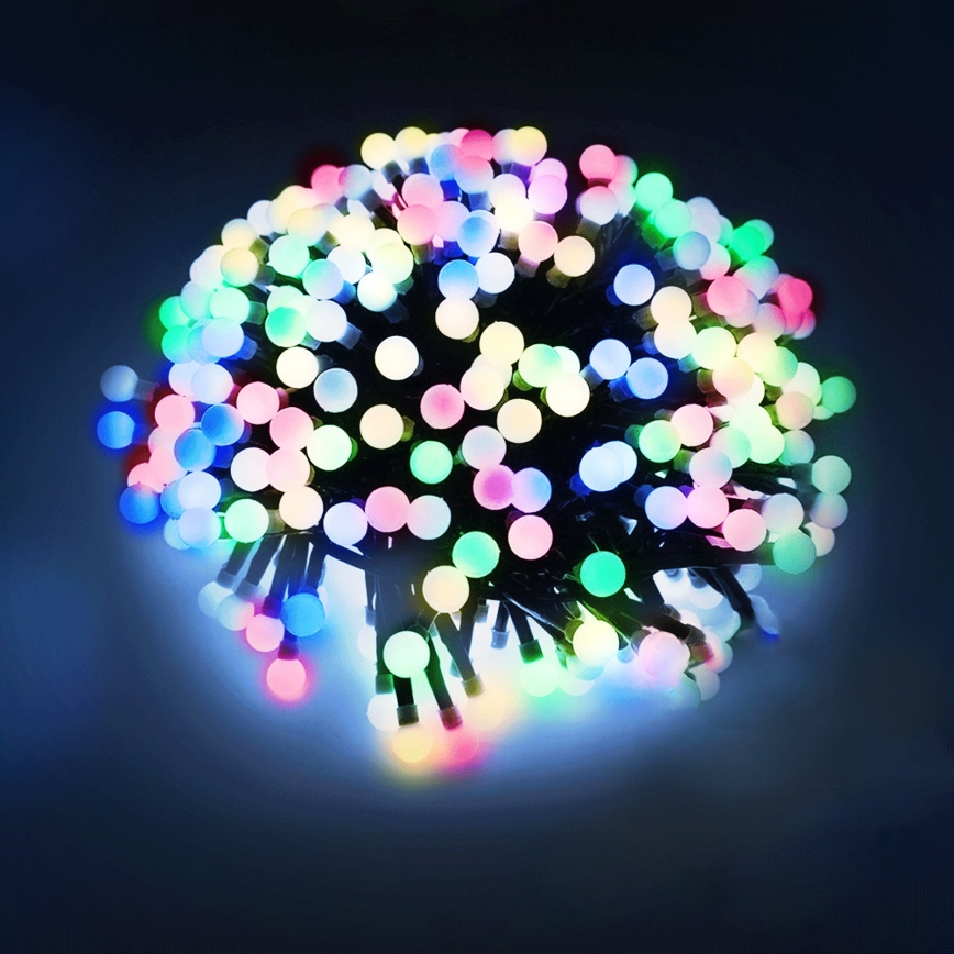 Aigostar - LED-ulkokäyttöinen jouluvalosarja 100xLED/8 toimintoa 10,3m IP44 monivärinen