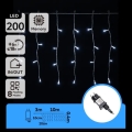 Aigostar - LED ulkokäyttöinen jouluvalosarja 200xLED/3,6W/230V/8 toimintoa 10x0,4m IP44 kylmänvalkoinen