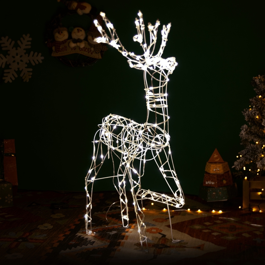 Aigostar - LED-ulkokäyttöön sopiva joulukoriste, 31 LED, 3,6 W, 230 V, 2700 K, 75 cm, IP44, poro