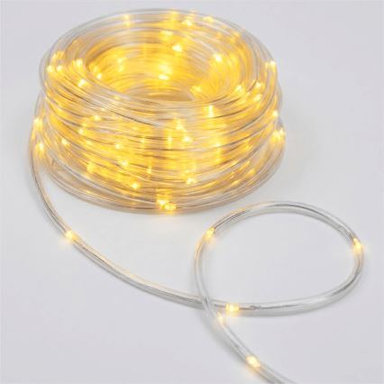 Aigostar - LED ulkovaloketju 100xLED/8 toimintoa 3xAA 10,3m IP44 lämmin valkoinen