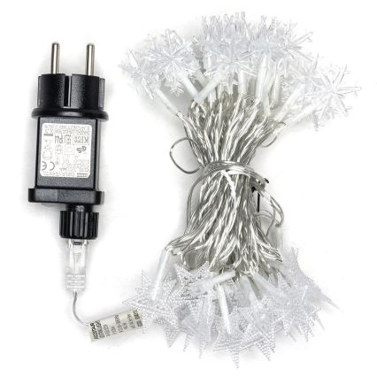 Aigostar - LED-ulkokäyttöön sopiva valosarja 50 LED/8 toimintoa, 8 m, IP44, lämmin valkoinen