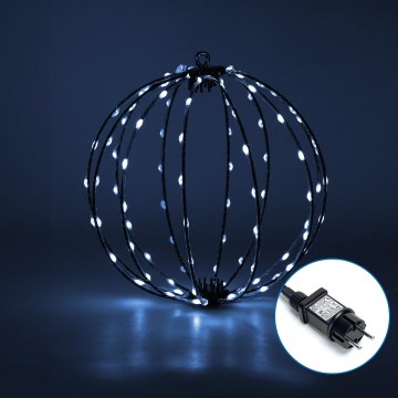 Aigostar - LED-ulkokäyttöön tarkoitettu joulukoriste 3,6W/230V, pallo 30 cm, IP44, kylmänvalkoinen