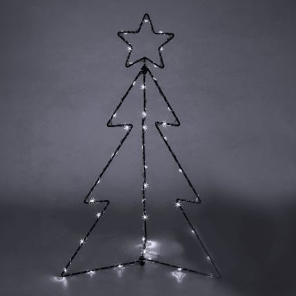 Aigostar - LED ulkokäyttöön tarkoitettu joulukoriste LED/3,6W/230V 60 cm IP44 kylmänvalkoinen