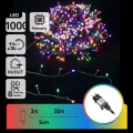 Aigostar - LED ulkokäyttöön tarkoitettu joulukoristesarja, 1000 LED / 8 toimintoa, 53 m, IP44, monivärinen